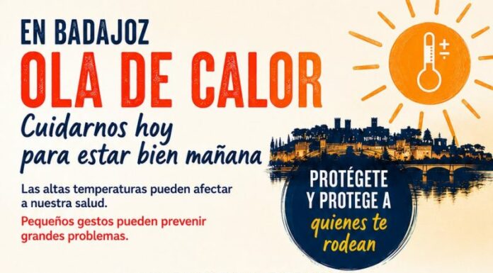 Cartel preventivo de la ola de calor